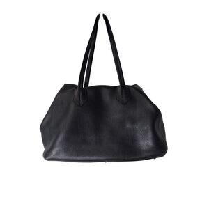 Neely & Chloe Black Pebbled Leather Tote